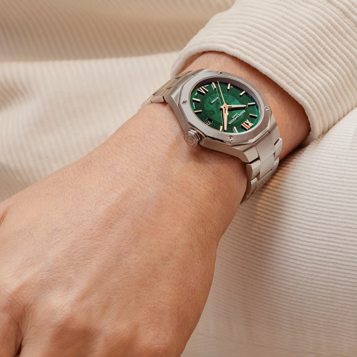 Riviera Automatico Verde Acciaio 39mm-Orologi-BAUME ET MERCIER-Gioielleria Granarelli