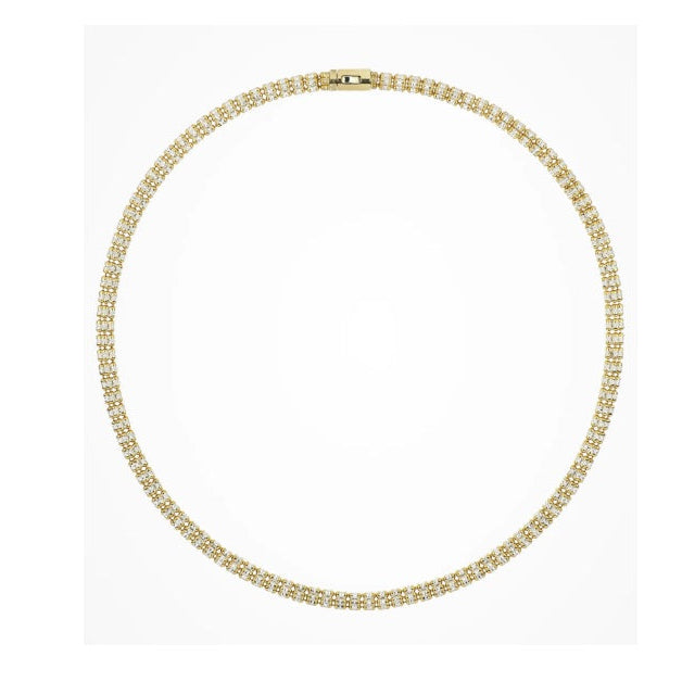 Collana in Argento e Oro Giallo Infinify Round