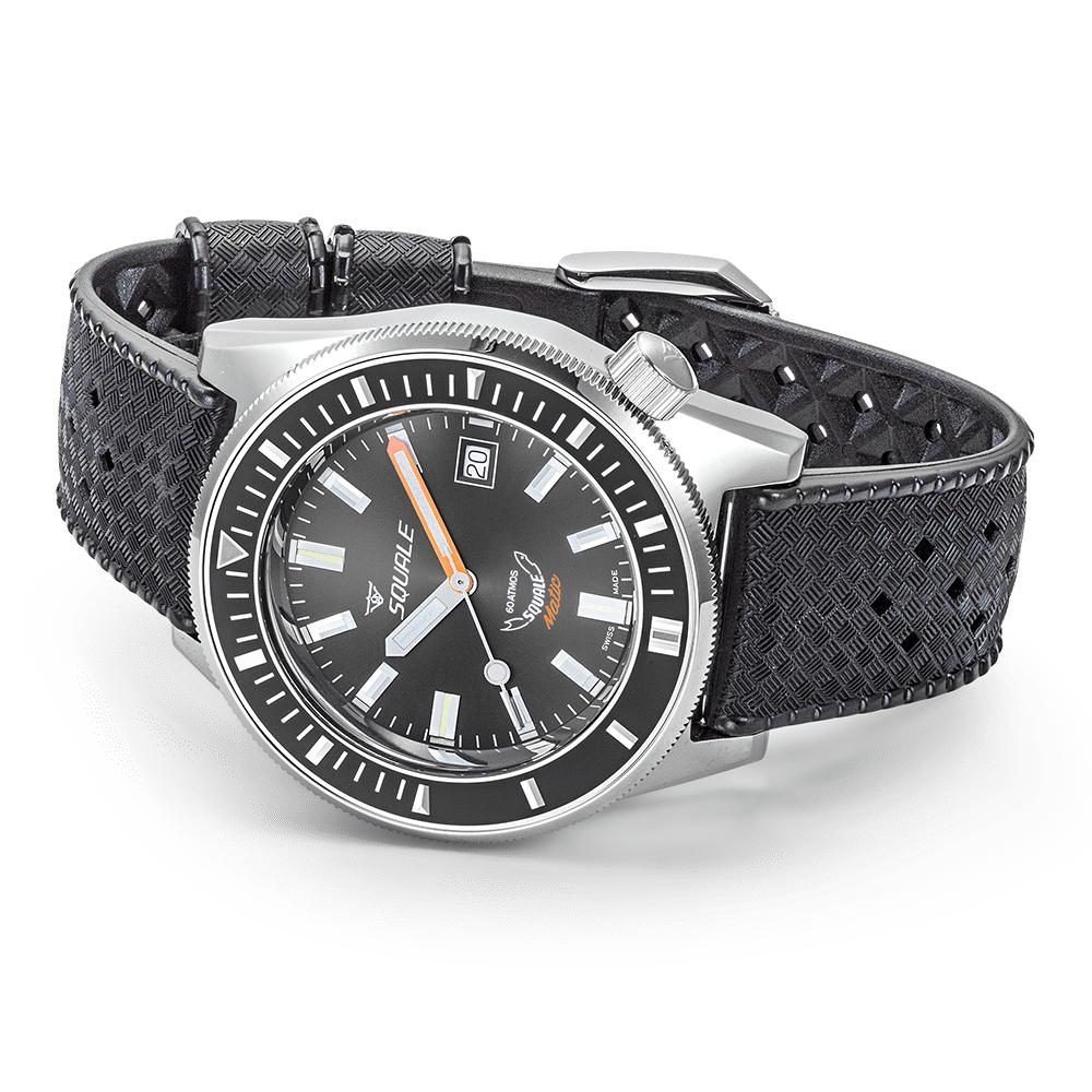 SQUALE Matic Grey Rubber MATICXSA.HT 60 ATM-Orologi-SQUALE-Gioielleria Granarelli