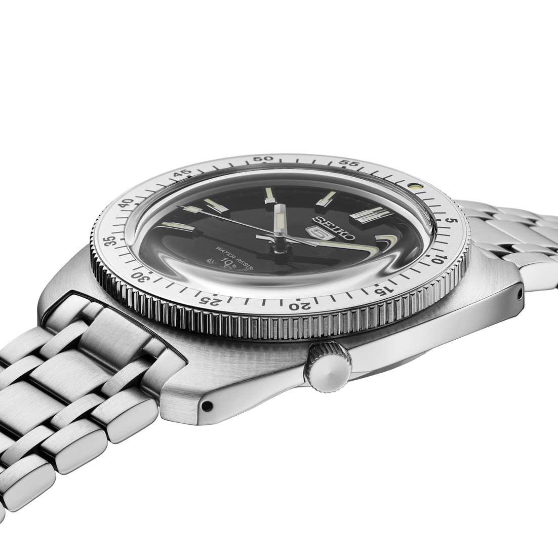 5 Sports Heritage Design Re-creation Automatico Acciaio Edizione Limitata Nero