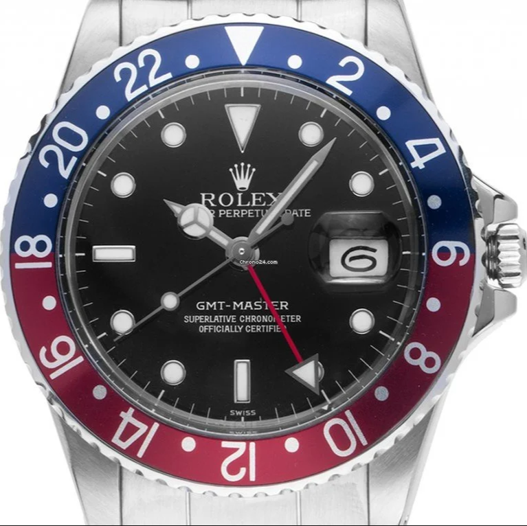ROLEX PEPSI GMT MASTER II 16750