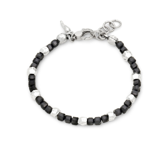 Bracciale Spinello Nero Dadi cm. 22