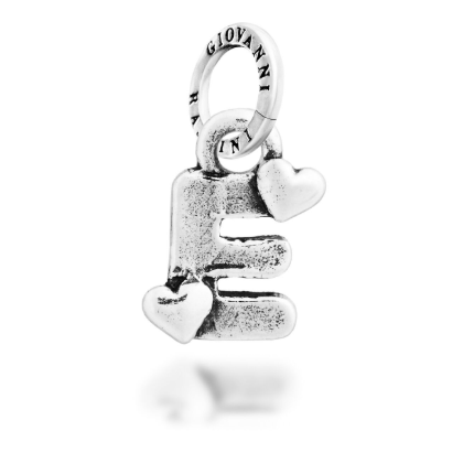Charm "E" Cuoricini