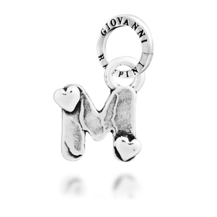 Charm "M" Cuoricini