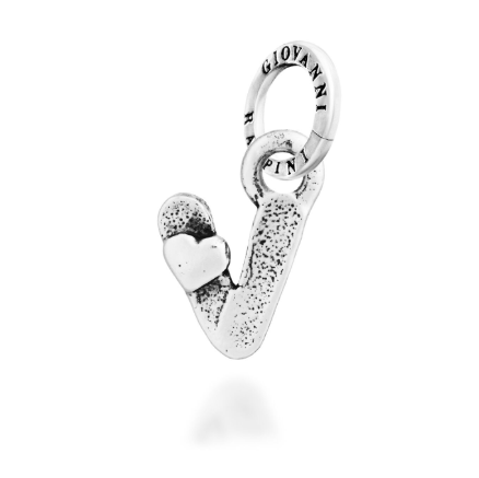 Charm "V" Cuoricino