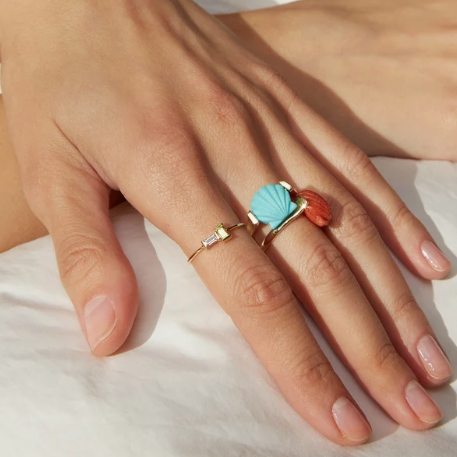 TU Y YO ACQUAMARINA E PERIDOTO ANELLO