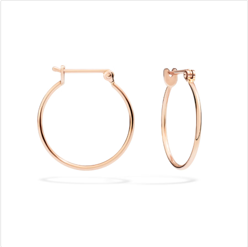 Orecchini DoDo Hoop Essential Oro Rosa
