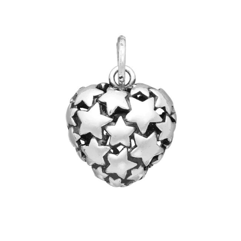 Charm Cuore Stelle Grande