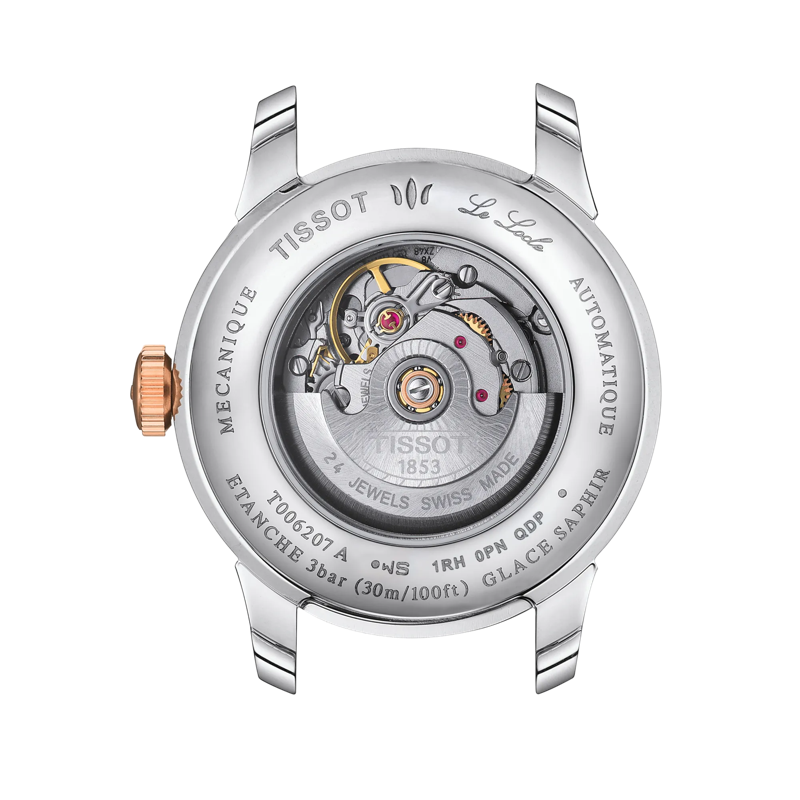Le Locle Automatic Lady Oro Rosa con Diamanti