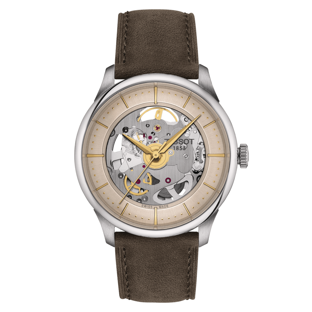 Chemin Des Tourelles Squelette Pelle Scheletrato-Orologi-TISSOT-Gioielleria Granarelli