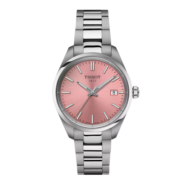 PR 100 34MM Rosa Acciaio-Orologi-TISSOT-Gioielleria Granarelli