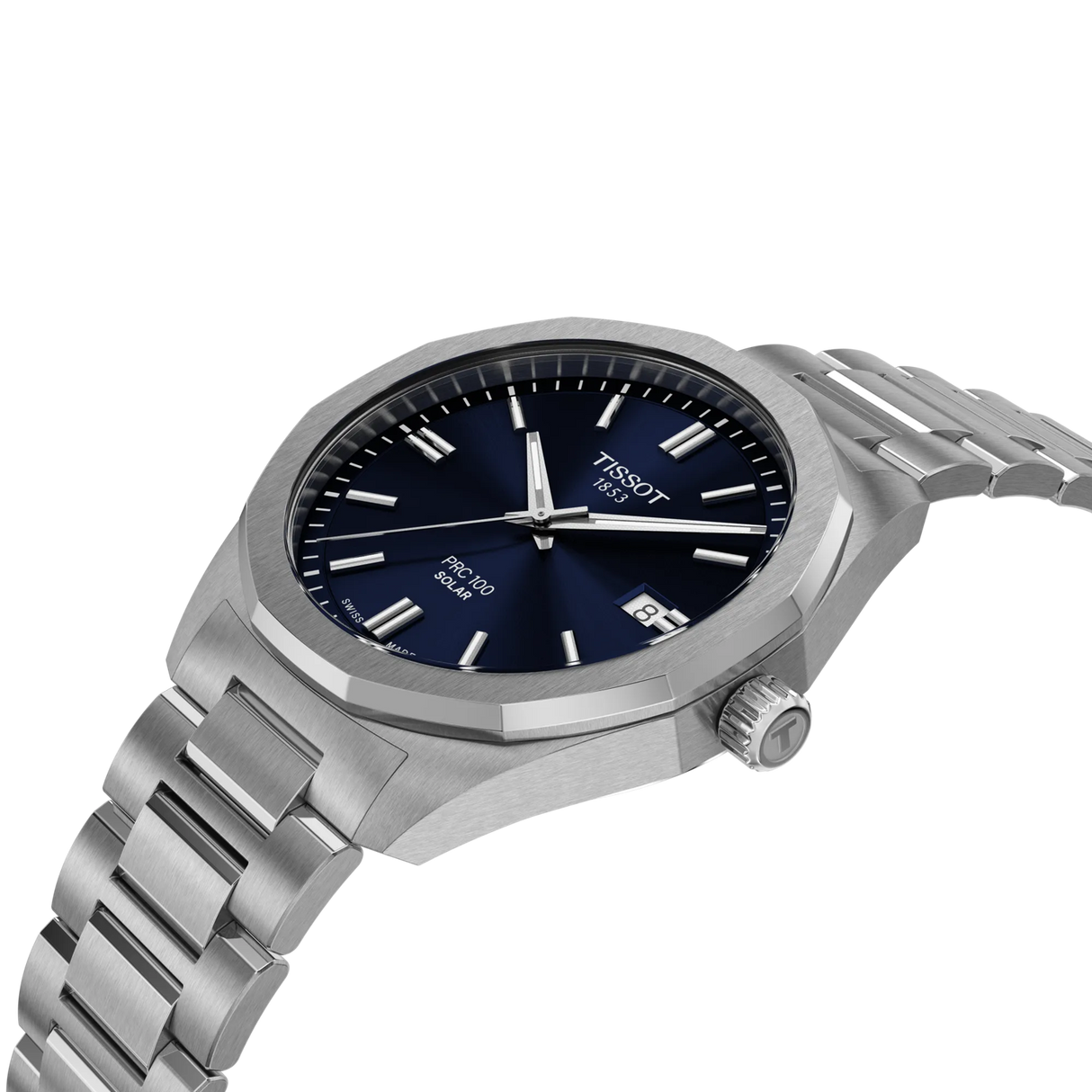 PRC 100 Solar Quarzo 39 mm Blu Acciaio