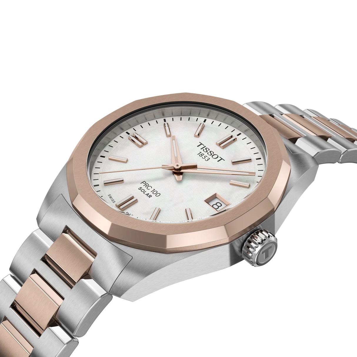 PRC 100 Solar Quarzo 34 mm Acciaio Bicolore