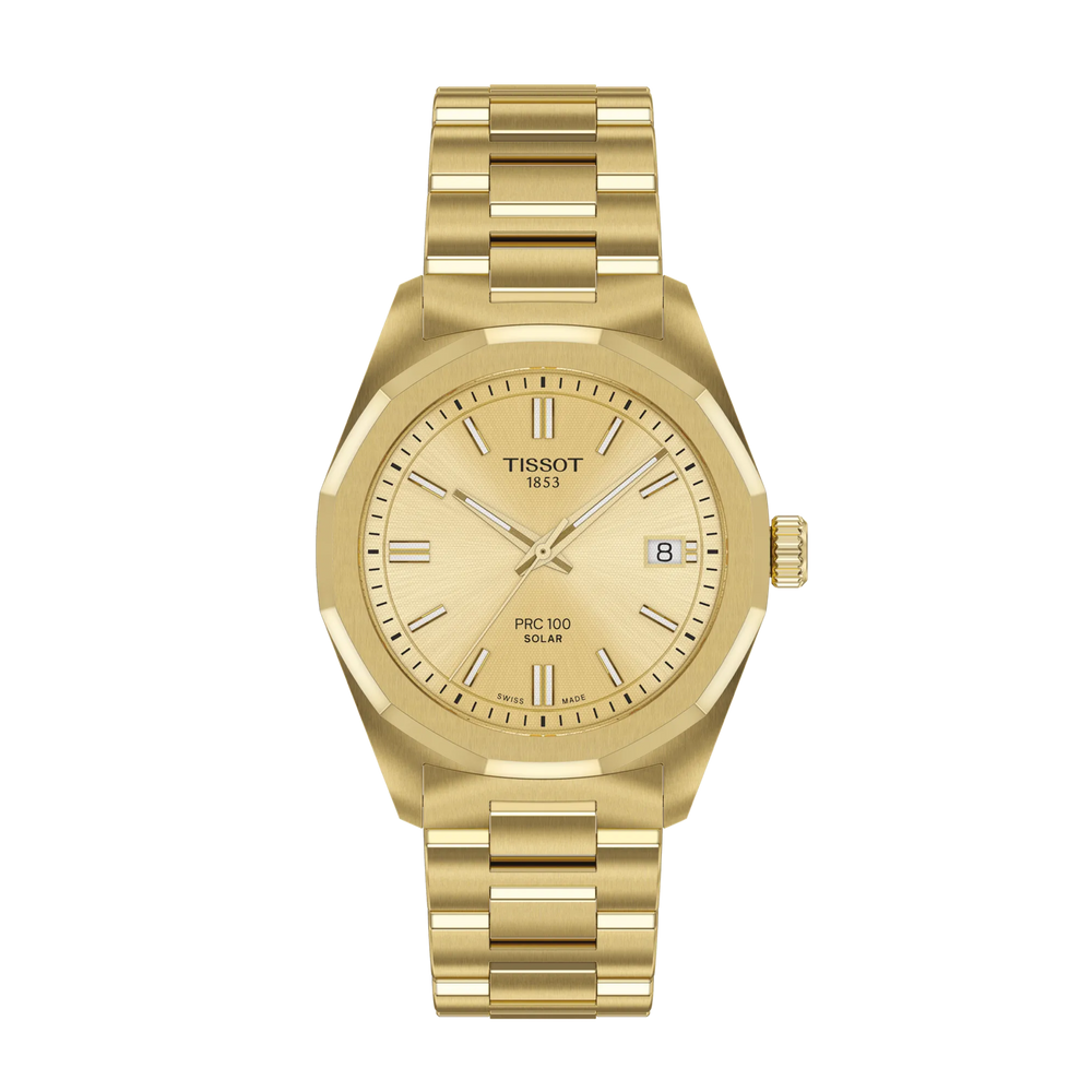 PRC 100 Solar Quarzo 34 mm Dorato
