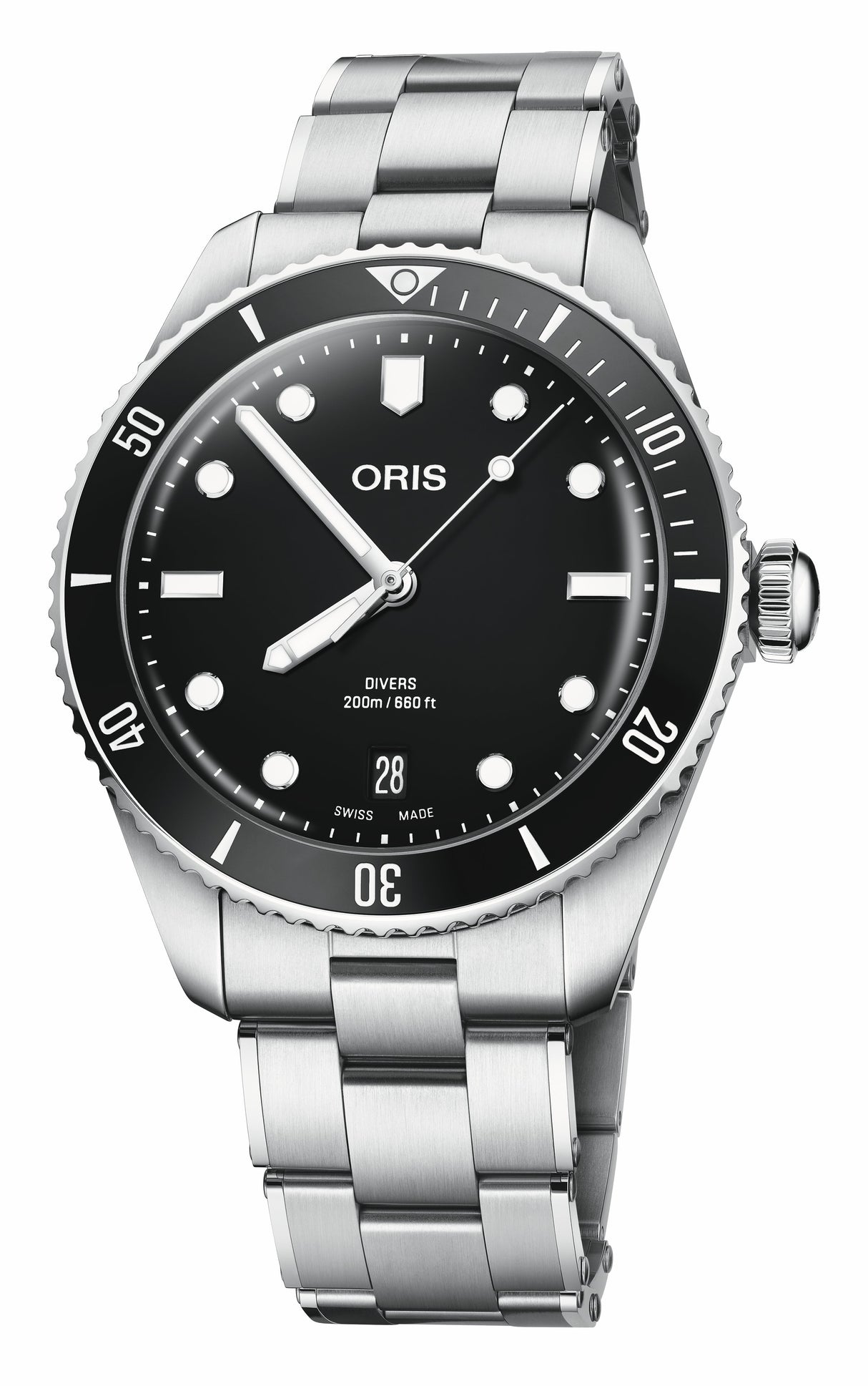 Divers Date Black- Set 39 mm-Orologi-ORIS-Gioielleria Granarelli