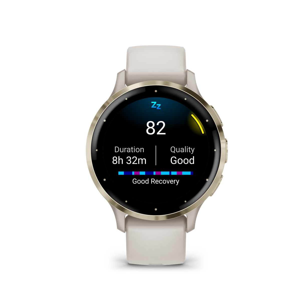 Venu 3S - Ivory & Soft Gold with silicone strap