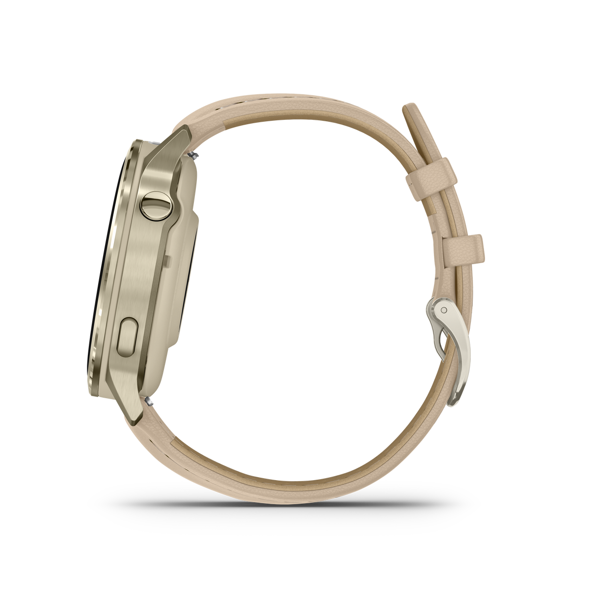 Venu® 4 - 41 mm Lunar gold con cinturino in silicone Bone e cinturino in pelle Light Sand
