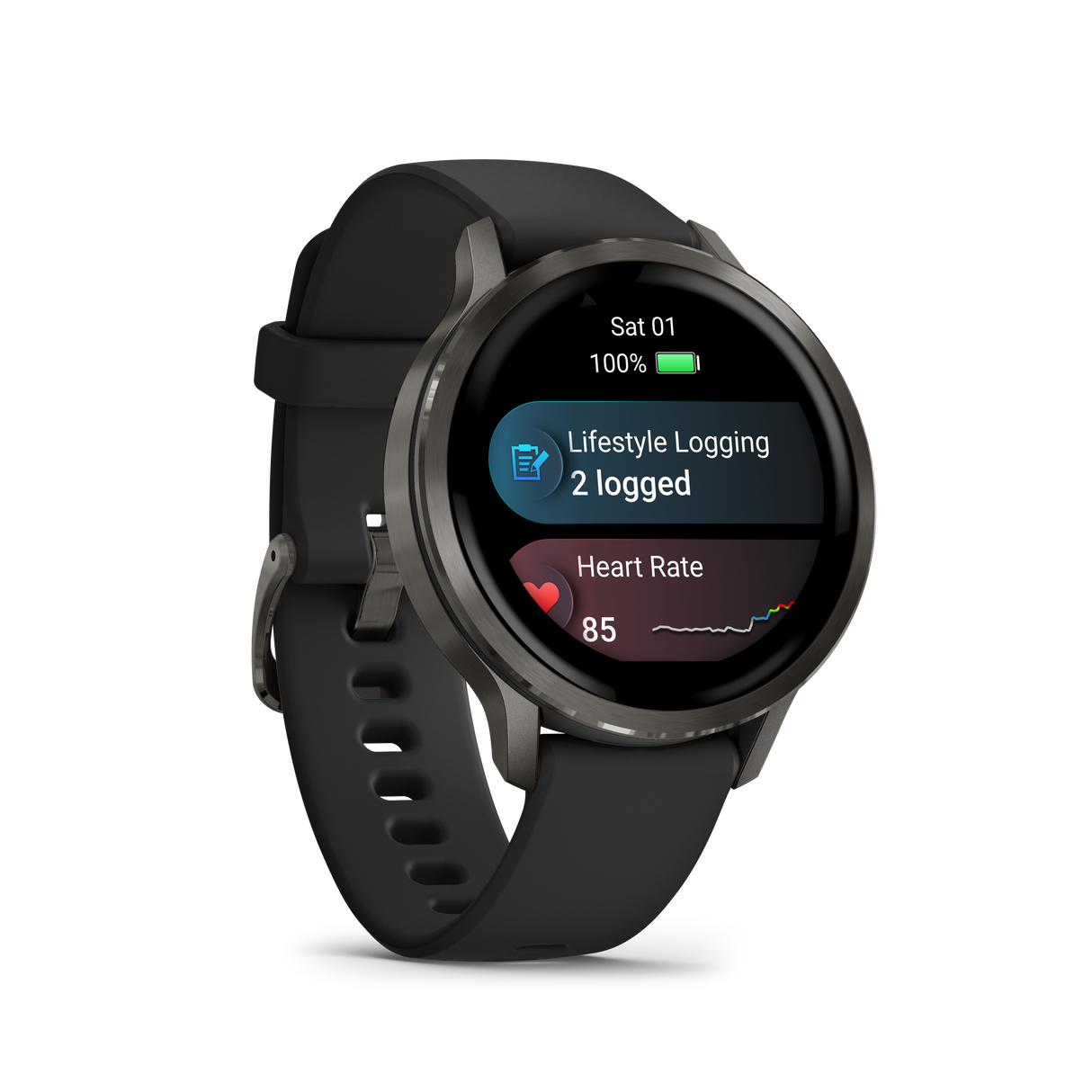 Venu® 4 - 41 mm Slate con Silicone, Black
