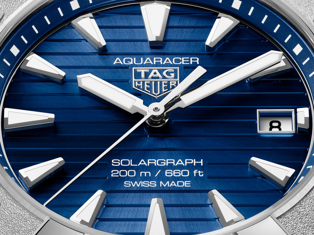 Aquaracer Professional Solargraph Quarzo Acciaio Blu 40mm