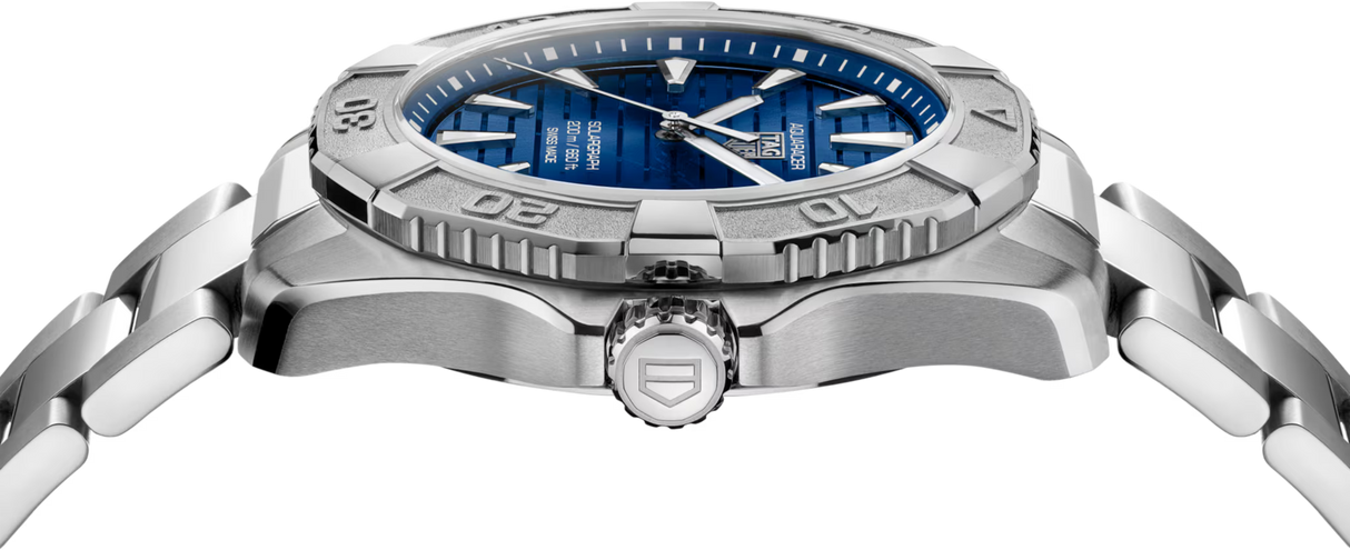Aquaracer Professional Solargraph Quarzo Acciaio Blu 40mm