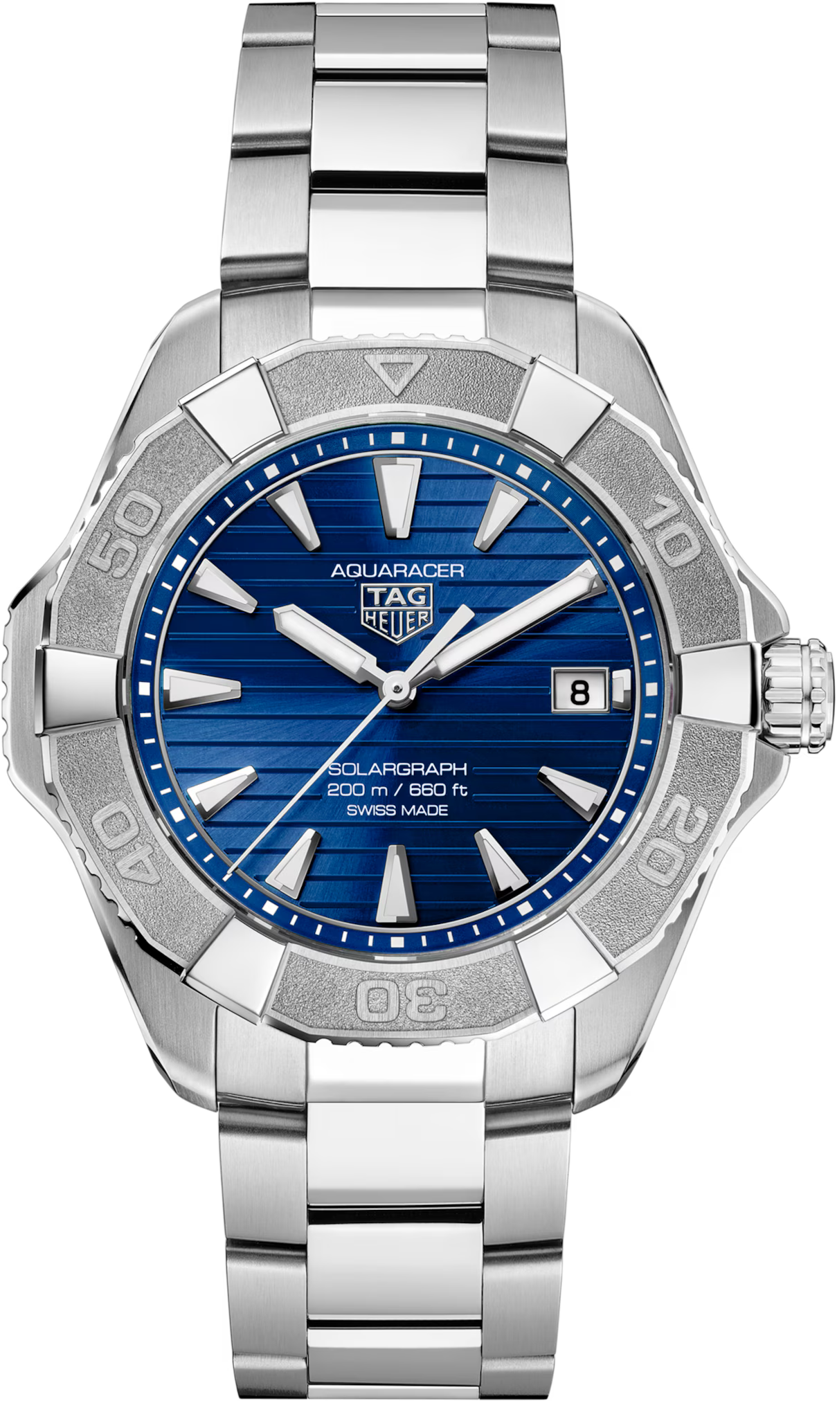 Aquaracer Professional Solargraph Quarzo Acciaio Blu 40mm