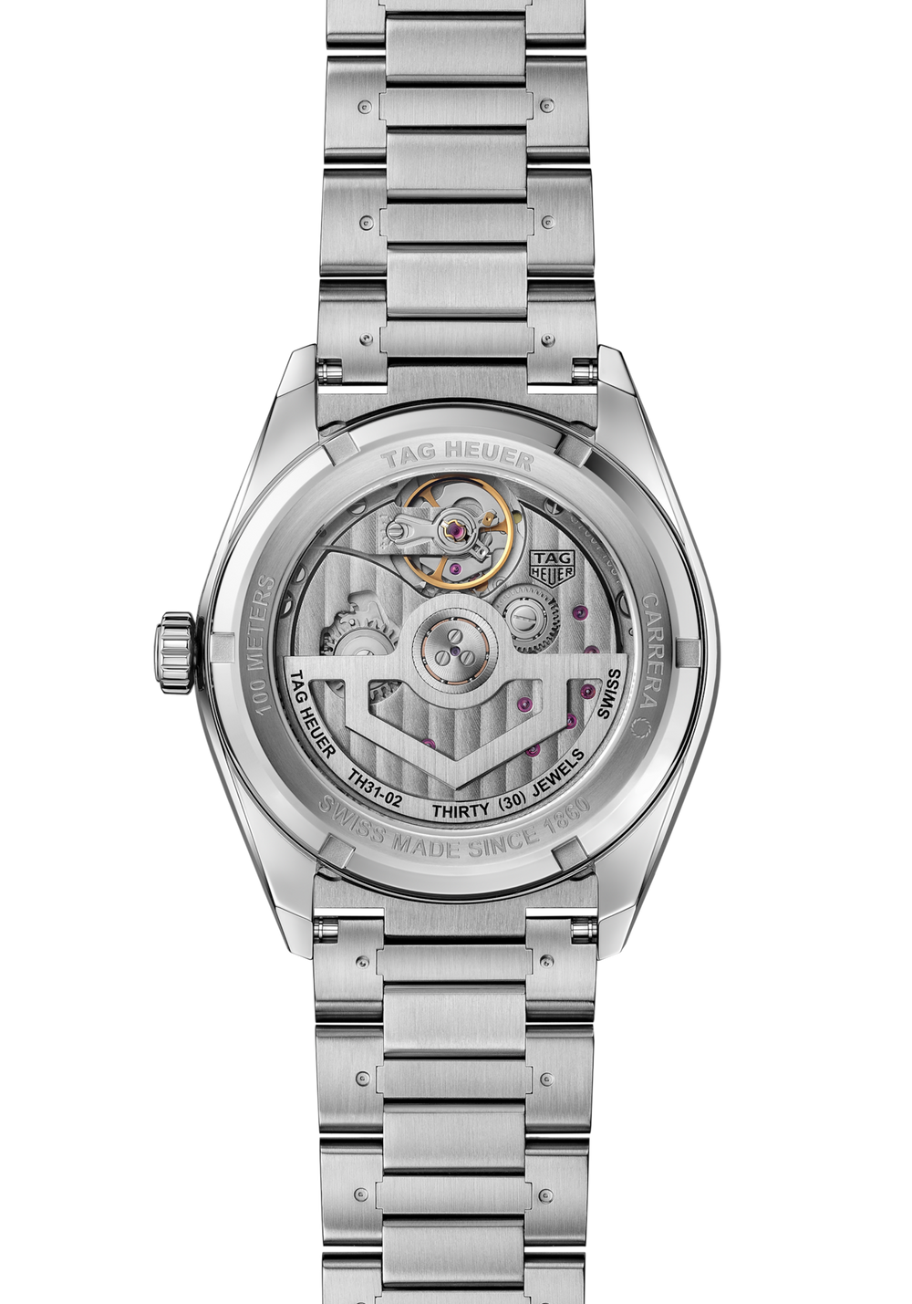 Carrera Automatico Day-Date Nero 41 mm Acciaio