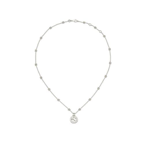 Collana ciondolo Interlocking G-Girocolli-GUCCI-Gioielleria Granarelli