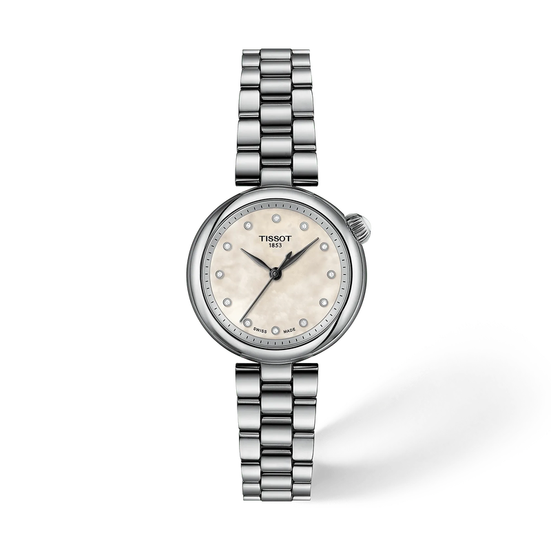 Désir 28mm Acciaio Madreperla e Diamanti