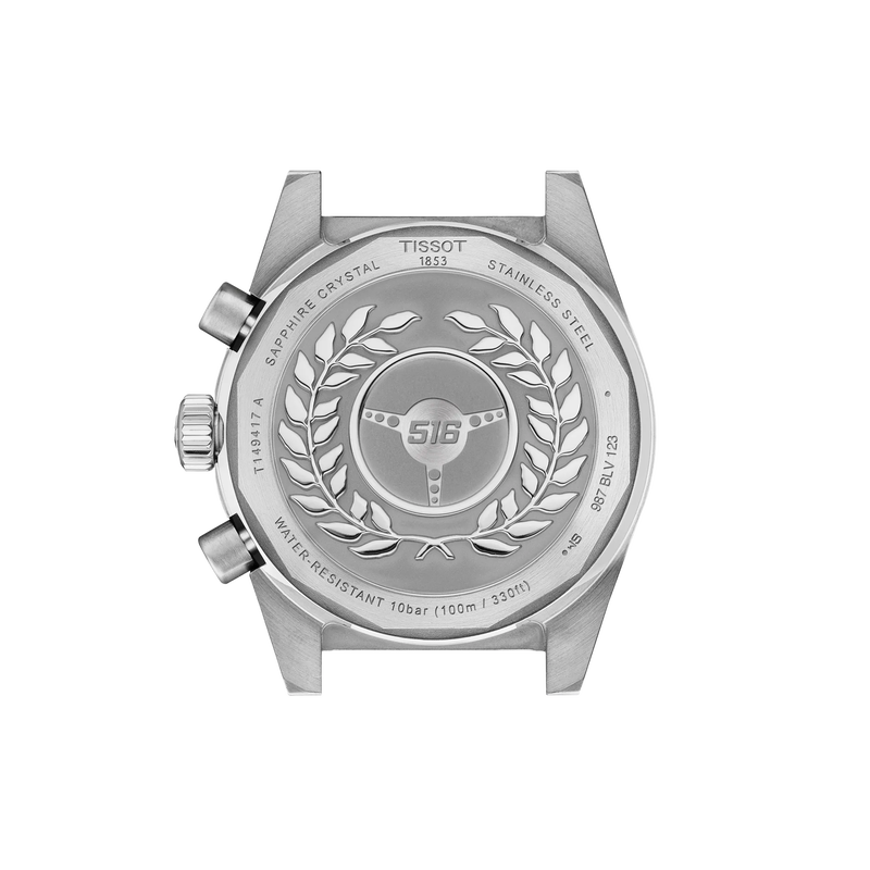 PR516 Quarzo Cronografo Bianco Acciaio 40mm