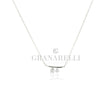 Girocollo minimal in Oro bianco e Diamanti-Girocolli-CRIVELLI-Gioielleria Granarelli