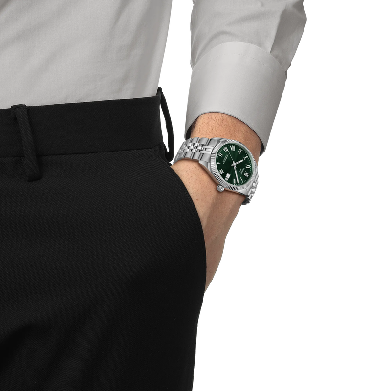 Ballade Automatico Verde Acciaio 39mm