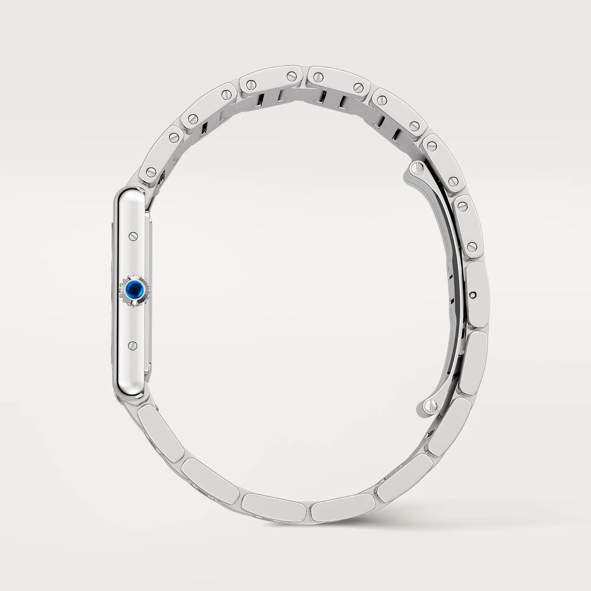 Tank Must De Cartier, modello grande, acciaio, quarzo solar NUOVO