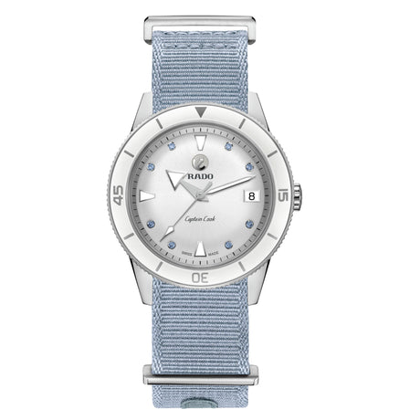 Captain Cook Automatico Lady con Zaffiri-Orologi-RADO-Gioielleria Granarelli