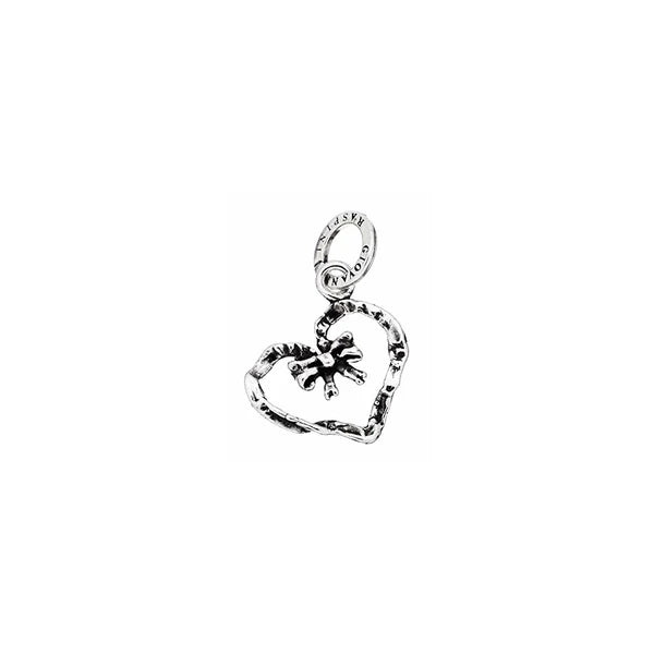 Charm Giovanni Raspini Angeli e Cuori Cuore Fiocco