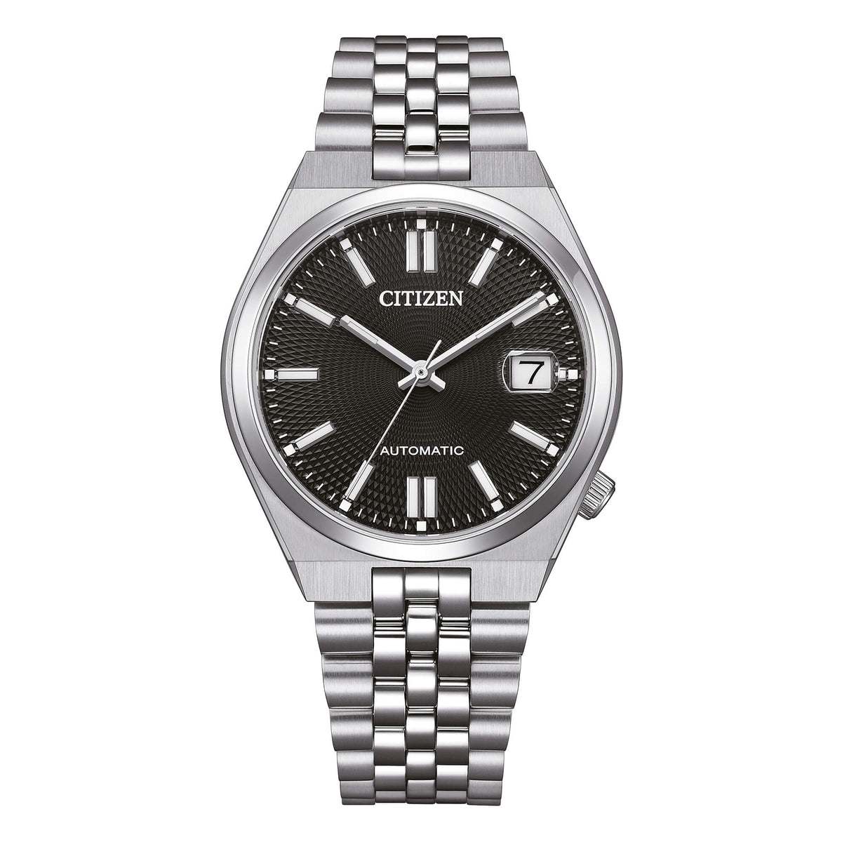 Tsuyosa 60 Automatico Nero Acciaio 37mm