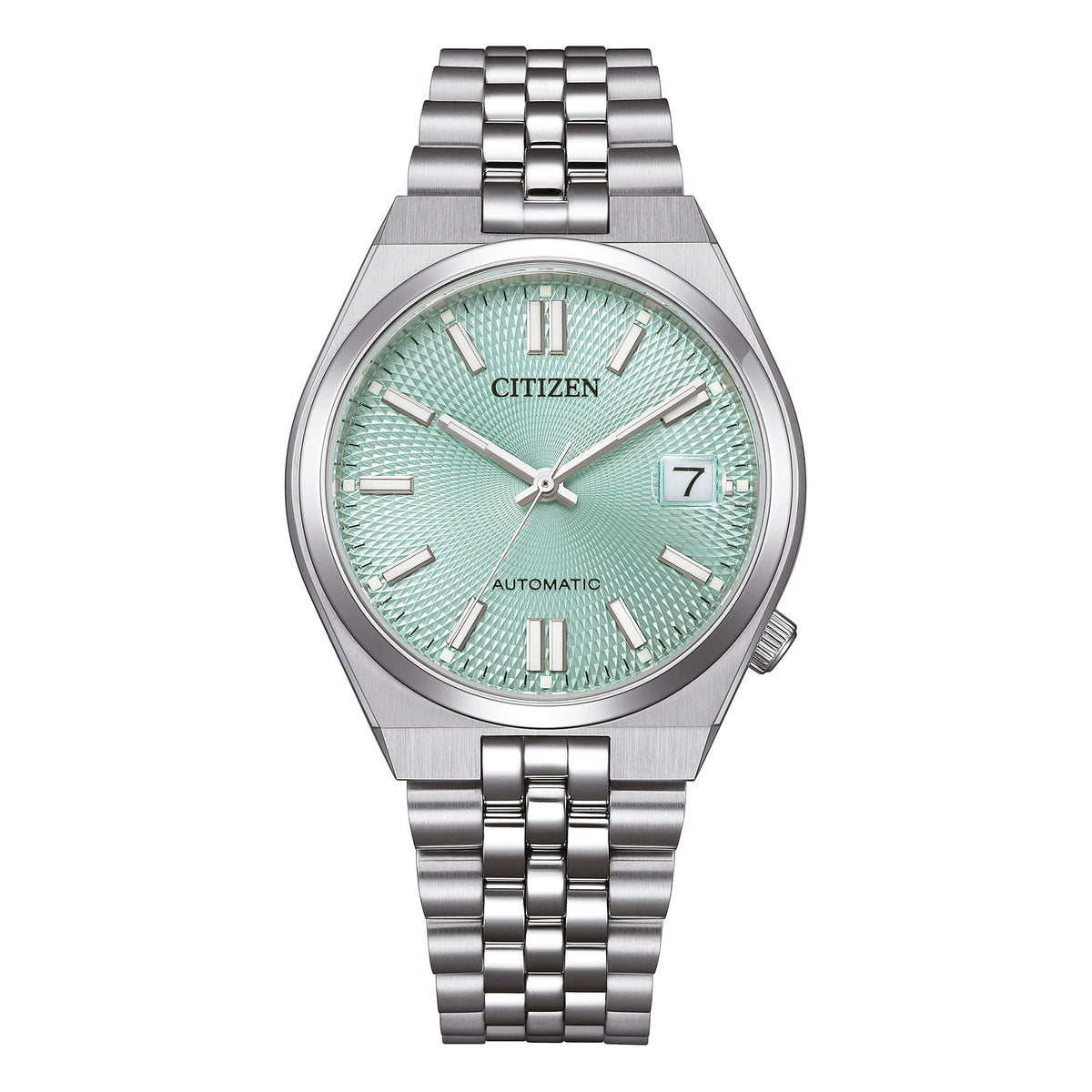 Tsuyosa 60 Automatico Verde Acqua Acciaio 37mm