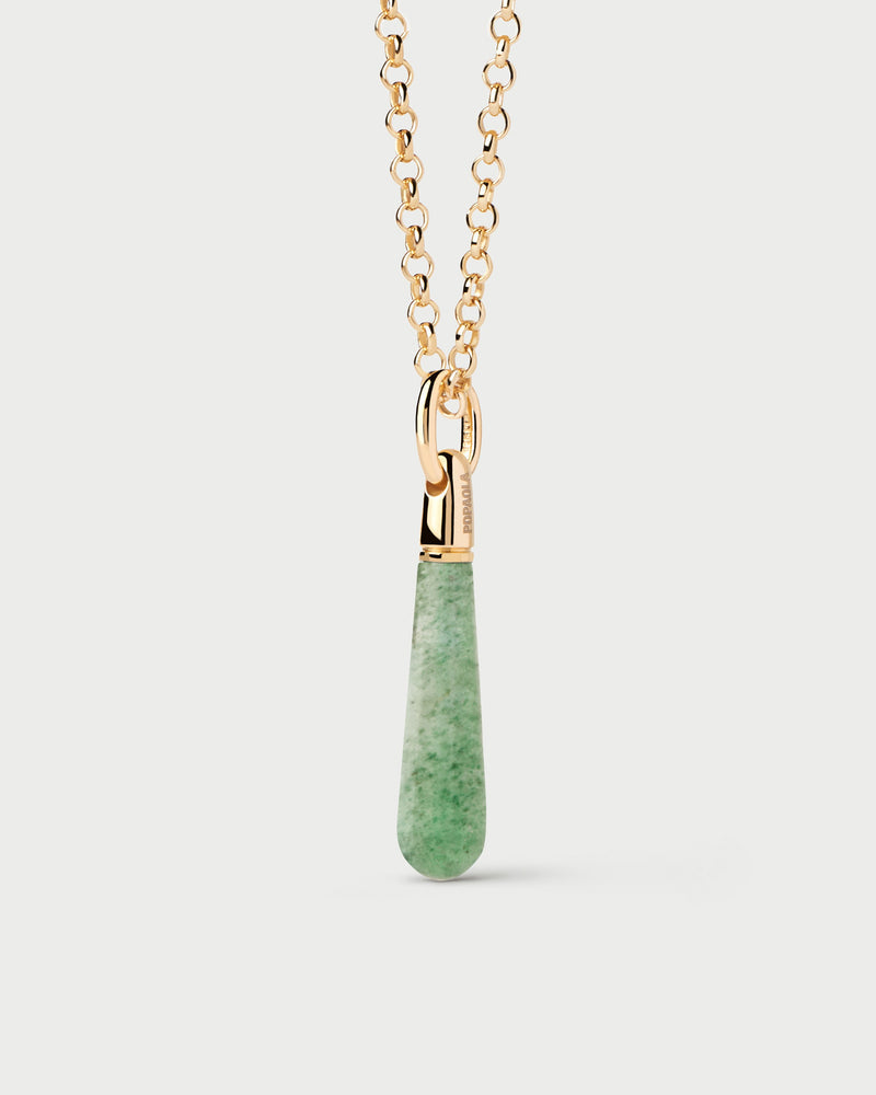 Ciondolo Avventurina Verde Large Drop