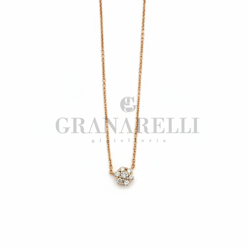 Collana Fiore Diamanti Granarelli - Corretta