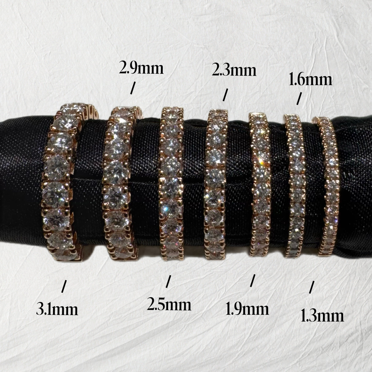 Fedina Half Eternity Diamanti Oro Rosa