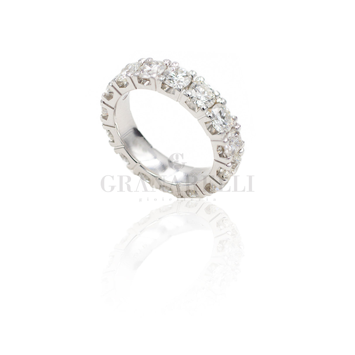 Anello Fedina Eternity Diamanti 3,40kt