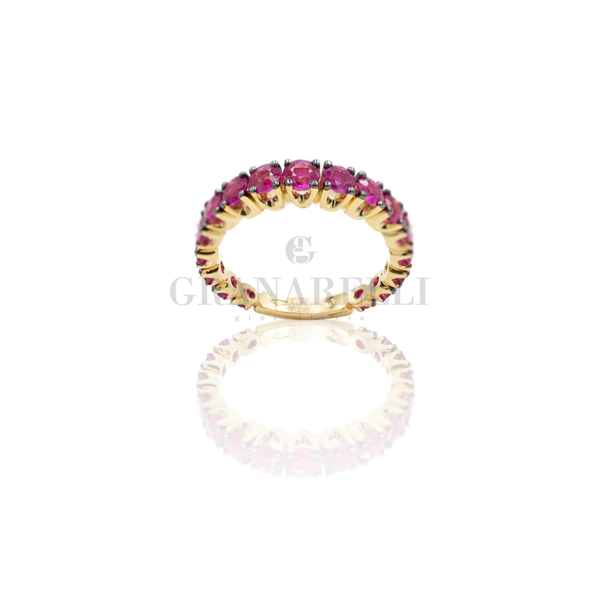 Fedine climb yellow gold and rubies