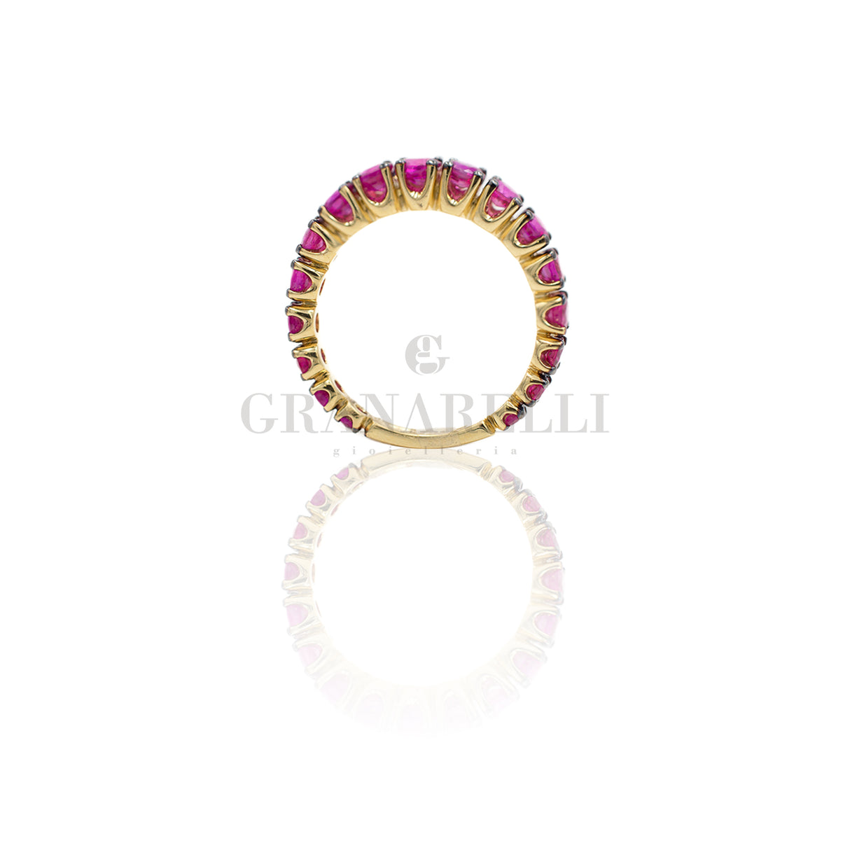Fedine climb yellow gold and rubies