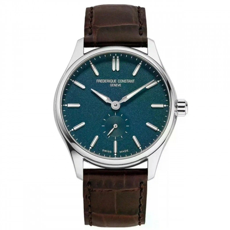 Classics Small Second Automatico Pelle Blu 39mm