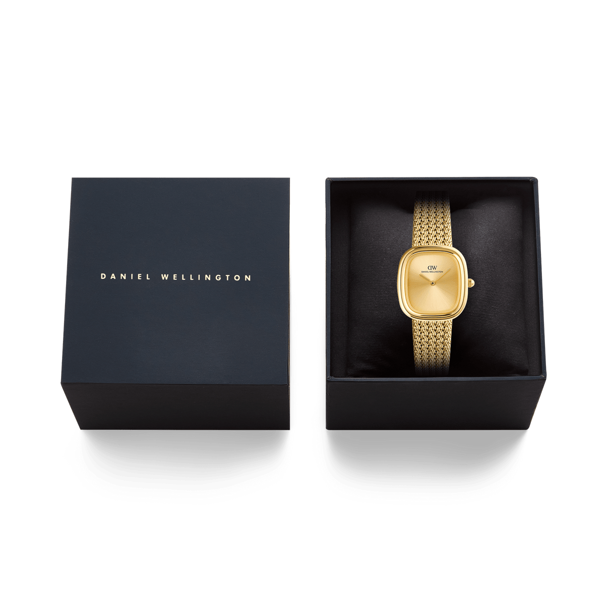 Margot Braided Mesh Unitone Gold 24mm