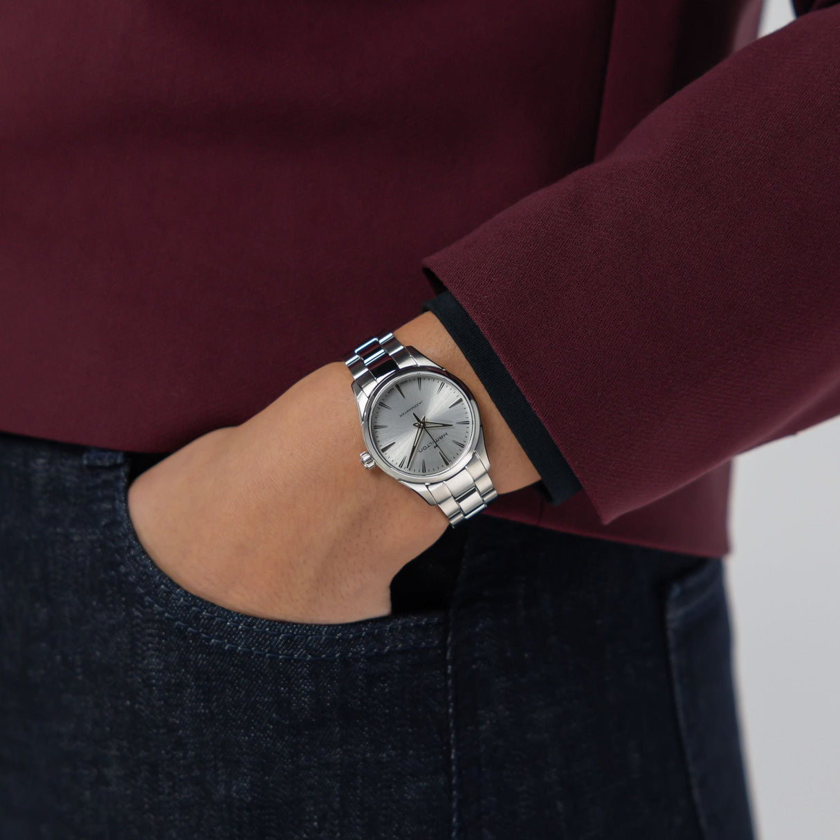 Jazzmaster Lady Quarzo Acciaio Silver 32mm