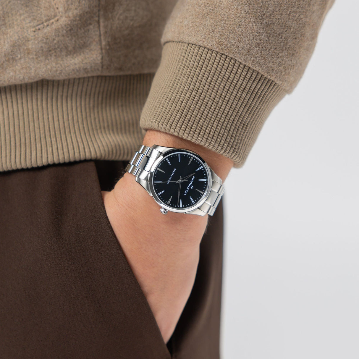 Jazzmaster Quarzo Acciaio Nero 40mm