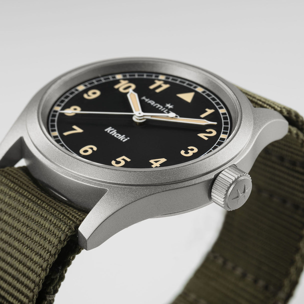 Khaki Field Quarzo 38mm Nero-Orologi-HAMILTON-Gioielleria Granarelli