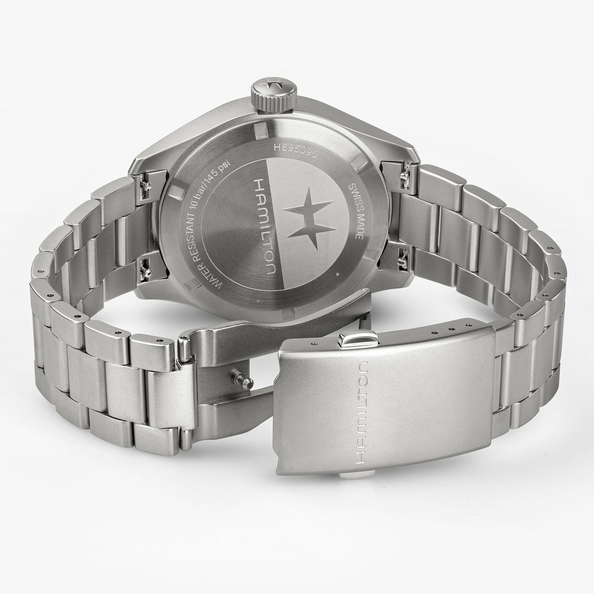 Khaki Field Power Reserve Acciaio Blu 40mm