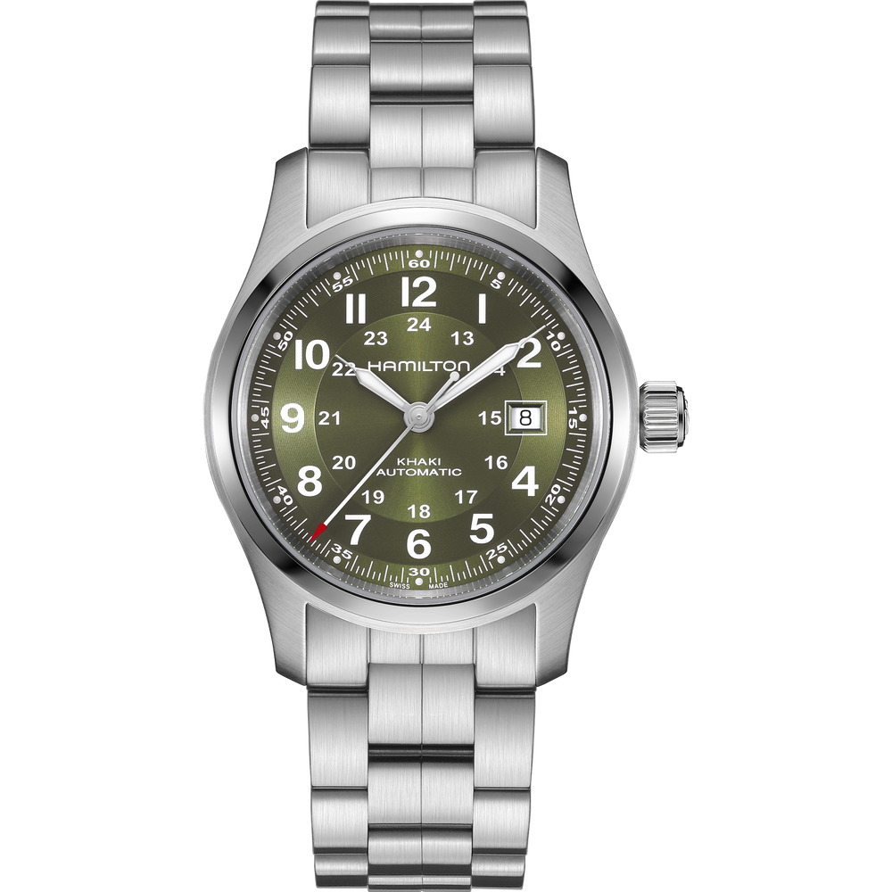 Khaki Field Automatico Verde Acciaio 42 mm