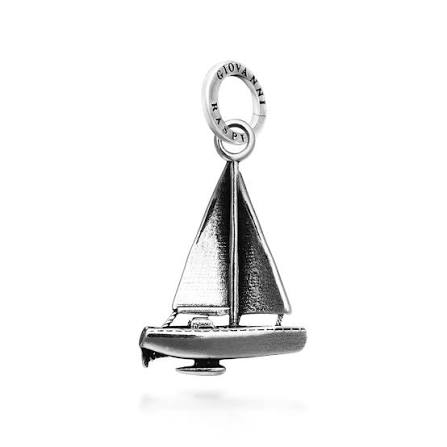 Charm Barca a Vela - Argento 925